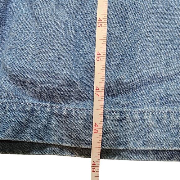 Bryn Connelly denim dress modest VINTAGE size 8 - Picture 8 of 8